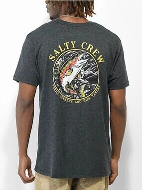 Salty Crew Rainbow Charcoal T-Shirt